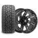 Empire Hook HK2 14x7 Wheel with X Comp Golf X/T Tire golf cart wheel and tire