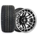 Empire Quest Q1 14x7 Wheel with X Comp Golf H/T Tire golf cart wheel and tire