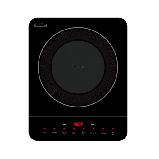 Empava EMPV-11EC06 11 inch portable single burner induction cooktop in black
