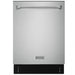 Empava EMPV-24BDW51 24 inch built-in dishwasher in stainless steel, front view with door closed