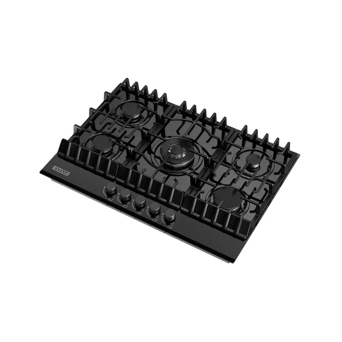 Empava 30 inch gas cooktop EMPV-30GC26-GX, side view showing the low 2.17 inch profile