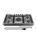Empava EMPV-30GC63-GX stainless steel gas cooktop, 30 x 20.98 x 3.78 inches, 20.2 lb