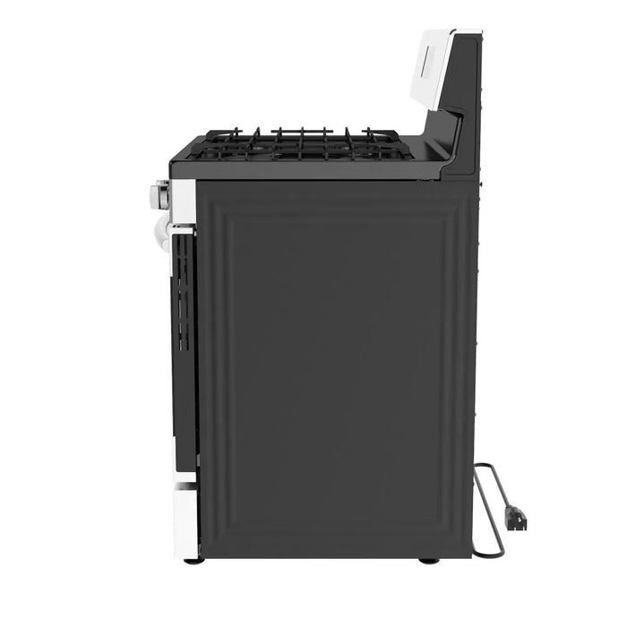 Empava 30 inch gas range EMPV-30GR14, right side view with power cord