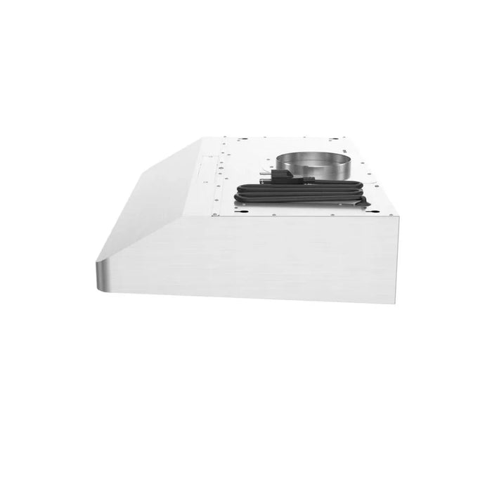 Empava 30 inch under cabinet range hood EMPV-30RH16F, side view from the right