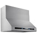 Empava EMPV-30RH18 30 inch 900 CFM wall mount range hood in stainless steel, angled front view