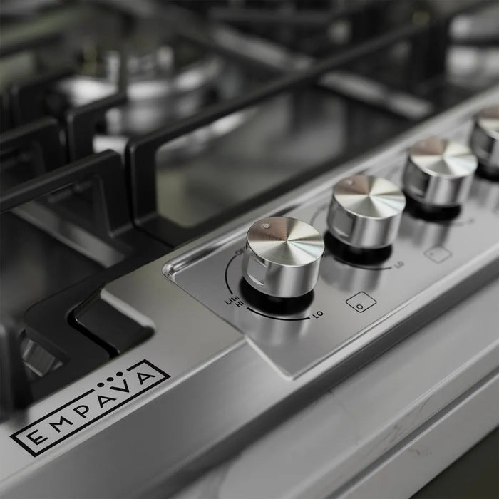 Empava EMPV-36GC23-GX built-in gas cooktop for a 34.25 x 19.61 inch countertop cut-out