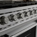Empava EMPV-36GRX52 six burner gas range, 308 lb, for a 36 inch opening