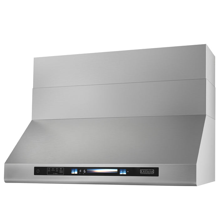 Empava 36 inch wall mount range hood EMPV-36RH19 with four LED lights