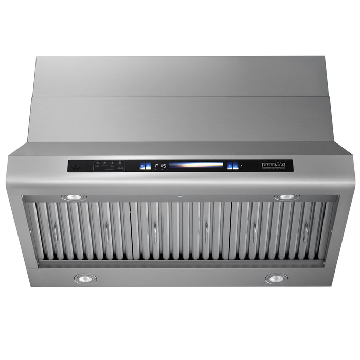 Empava EMPV-36RH19 900 CFM single motor range hood with 6 inch round top vent