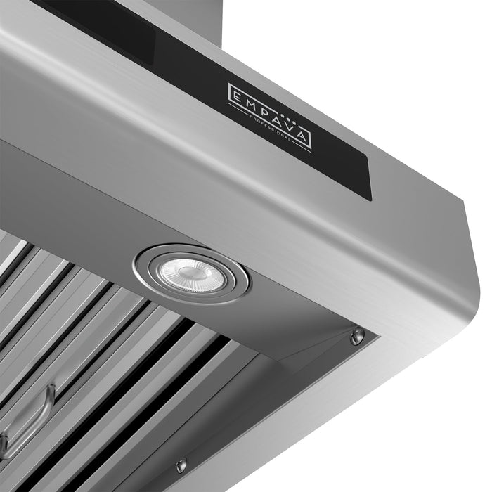Empava EMPV-36RH19 wall mount range hood, 35.75 x 22 x 12.6 inches, 58 lb