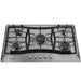Empava EMPV-36GC61-GX 5 burner gas cooktop with a 20000 BTU triple ring burner
