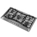 Empava 36 inch stainless steel gas cooktop EMPV-36GC61-GX, 51000 BTU total, NG/LPG