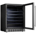 Empava 24 inch beverage refrigerator EMPV-BR06S with 37-64°F compressor cooling
