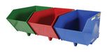 Vestil ENVIR-BIN steel triple bin recycling hopper - view 2