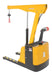 Vestil EPFC-16-LP steel electric powered low profile floor crane - view 2