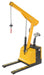Vestil EPFC-16-LP steel electric powered low profile floor crane - view 4