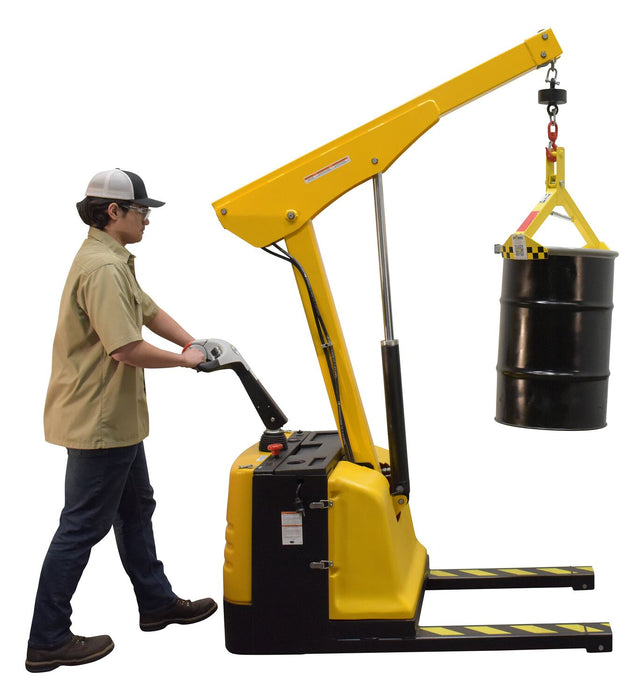 Vestil EPFC-16-LP steel electric powered low profile floor crane - view 7