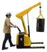 Vestil EPFC-16-LP steel electric powered low profile floor crane - view 7