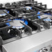 Cosmo 24-Inch Slide-In Freestanding Gas Range with 4 Sealed Burners in Stainless Steel (COS-EPGR244) Cosmo