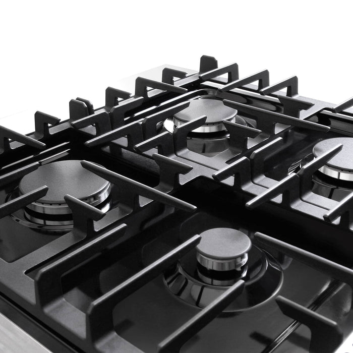Cosmo 24-Inch Slide-In Freestanding Gas Range with 4 Sealed Burners in Stainless Steel (COS-EPGR244) Cosmo