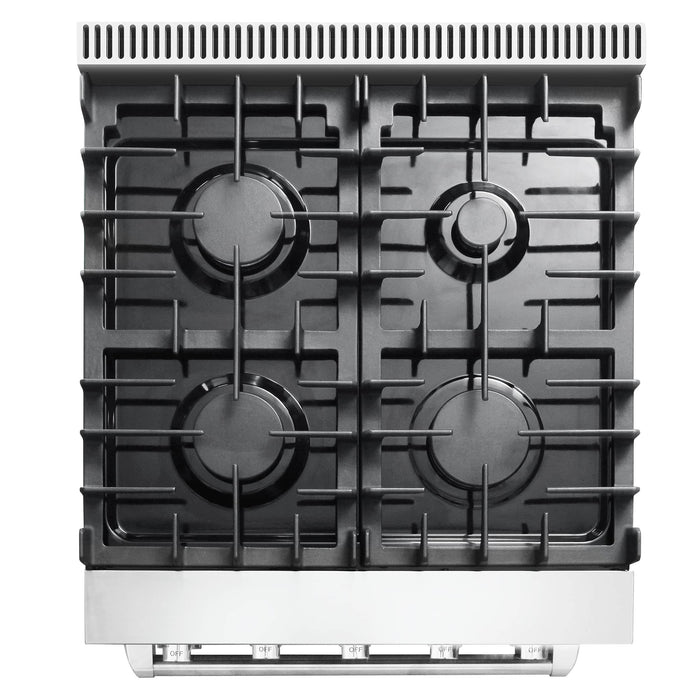 Cosmo 24-Inch Slide-In Freestanding Gas Range with 4 Sealed Burners in Stainless Steel (COS-EPGR244) Cosmo
