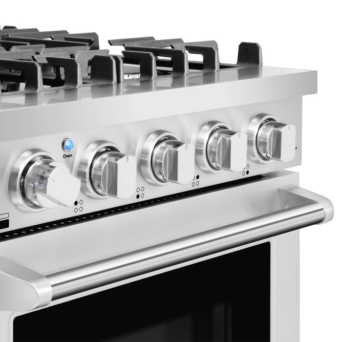 Cosmo 24-Inch Slide-In Freestanding Gas Range with 4 Sealed Burners in Stainless Steel (COS-EPGR244) Cosmo