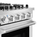 Cosmo 24-Inch Slide-In Freestanding Gas Range with 4 Sealed Burners in Stainless Steel (COS-EPGR244) Cosmo