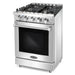Cosmo 24-Inch Slide-In Freestanding Gas Range with 4 Sealed Burners in Stainless Steel (COS-EPGR244) Cosmo