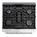 Cosmo 4-Piece Appliance Package - 30-Inch Gas Range, Wall Mount Range Hood, Dishwasher and Refrigerator in Stainless Steel (COS-4PKG-091) Cosmo