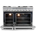 Cosmo 4-Piece Appliance Package - 48-Inch Gas Range, Under Cabinet Range Hood, Dishwasher and Refrigerator with Water Dispenser in Stainless Steel (COS-4PKG-713) Cosmo