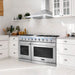 Cosmo 48-Inch 6.8 Cu. Ft. Double Oven Gas Range in Stainless Steel (COS-EPGR486G) Cosmo