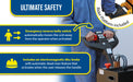 Vestil EPT-2048-45-RP-AGM steel electric pallet truck with rider platform feature overview 2