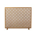Park Hill Collection Urban Living Cross Hatch Fire Screen ERR26052 Park Hill Collection