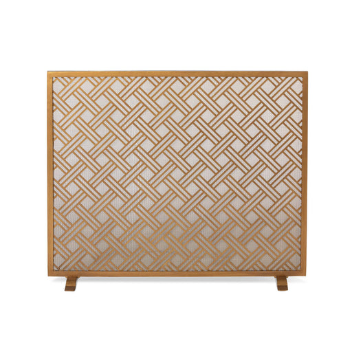 Park Hill Collection Cross Hatch Fire Screen