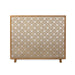 Park Hill Collection Urban Living Cross Hatch Fire Screen ERR26052 Park Hill Collection