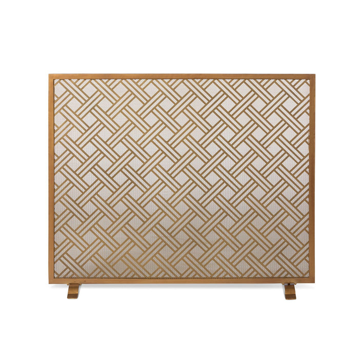 Park Hill Collection Cross Hatch Fire Screen (view 3)