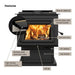 Englander Blue Ridge 500 wood stove - installation example