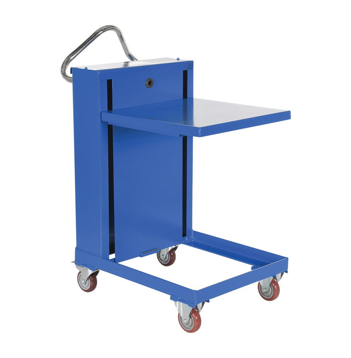Vestil ETS-230 Steel Self Elevating Spring Table 20 in. x 20 in. 230 lb. Capacity Blue