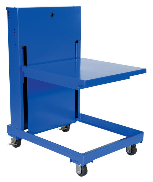 Vestil ETS-840-30 Steel Self Elevating Spring Table 30 in. x 30 in. 840 lb. Capacity Blue