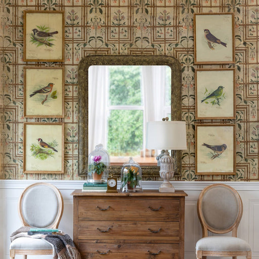 Southern Classic Vintage Bird Framed Prints, Set of 6 EWA80978 - front view