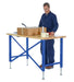 Vestil EWB-6030 steel/wood manual adjustable ergonomic work bench - view 4