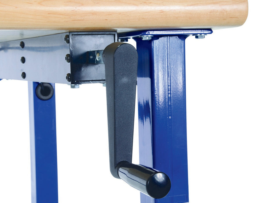 Vestil EWB-6030 steel/wood manual adjustable ergonomic work bench - view 6