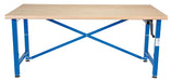 Vestil EWB-7236 steel/wood manual adjustable ergonomic work bench - view 3