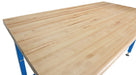 Vestil EWB-7236 steel/wood manual adjustable ergonomic work bench - view 7