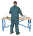Vestil EWB-7236 steel/wood manual adjustable ergonomic work bench - view 8
