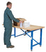 Vestil EWB-7236 steel/wood manual adjustable ergonomic work bench - view 9