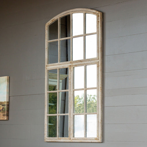 Park Hill Collection La Boheme Industrial Metal Pane Mirror EWI01078 Park Hill Collection