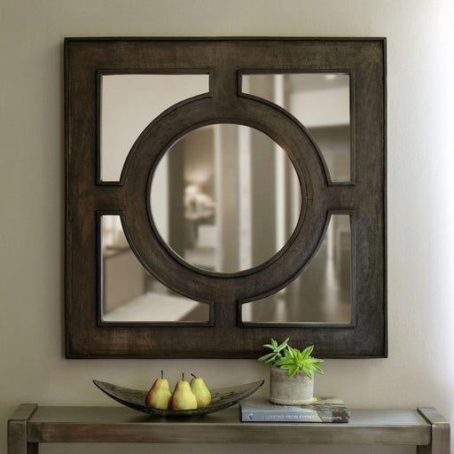 Park Hill Collection Urban Living Wooden Portal Square Mirror EWI10270 Park Hill Collection