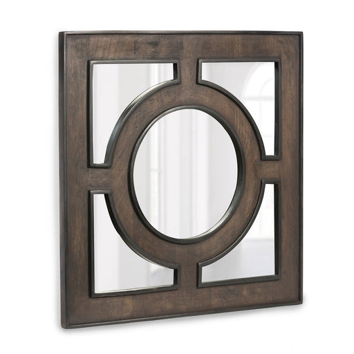 Park Hill Collection Urban Living Wooden Portal Square Mirror EWI10270 Park Hill Collection