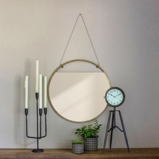 Park Hill Collection Gable Round Mirror (view 2)